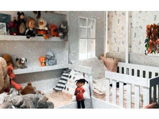 
                        KID BIG BED WITH MATTERS                                            