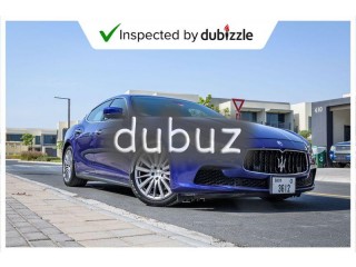 
                            
                            AED1505/month | 2014 Maserati Ghibli 3.0L | Full Service History | GCC Specs
                            
                        