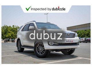 
                            
                            AED1192/month | 2015 Toyota Fortuner GXR 4.0L | Full Service History | 7 Seater | GCC Specs
                            
                        