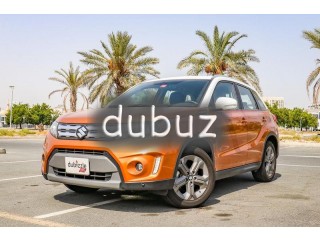 
                            
                            AED638/month | 2017 Suzuki Vitara All Grip 1.6L | Full Suzuki Service History | Warranty + Service
                            
                        