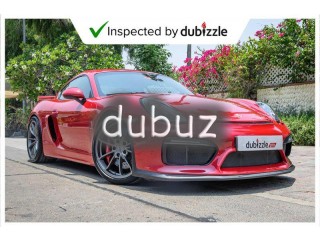 
                            
                            AED5070/month | 2016 Porsche Cayman GT4 3.8L | Full Service History | Coupe | GCC Specs
                            
                        