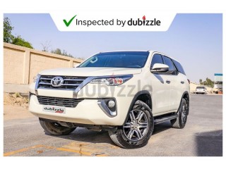 
                            
                            AED1398/month | 2018 Toyota Fortuner SR5 2.7L | Full Toyota Service History | 7 Seater | GCC Specs
                            
                        