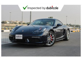 
                            
                            Inspected Car | 2017 Porsche Cayman S  2.5L | Full Porsche service  history | 1st owner | GCC specs
                            
                        
