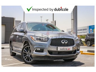 
                            
                            AED1758/month | 2018 Infiniti QX60 3.5L | Full Infiniti Service History | Warranty | 7 Seater | GCC
                            
                        