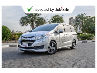 
                            
                            AED1144/month | 2016 Honda Odyssey 3.5L | Full service history | 8 seater | GCC specs
                            
                        