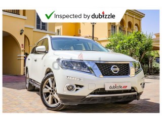 
                            
                            AED1144/month | 2015 Nissan Pathfinder SV 3.5L | Full Nissan Service History | 7 Seater | GCC Specs
                            
                        