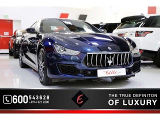 
                            
                            BRAND NEW 2019 MASERATI GHIBLI
                            
                        