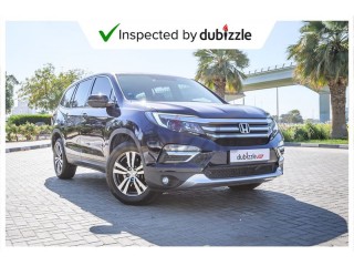 
                            
                            AED1144/month | 2016 Honda Pilot EX 3.5L | Full Honda service history | 8 seater | GCC specs
                            
                        