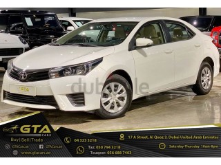 
                            
                            2015 Toyota Corolla 1.6L, Warranty, Service History, GCC, Low Kms
                            
                        