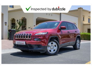 
                            
                            AED689/month | 2014 Jeep Cherokee Sport 2.4L | Full Jeep Service History | GCC Specs
                            
                        
