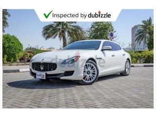 
                            
                            AED1891/month | 2014 Maserati Quattroporte 3.0L | Full Service History | GCC Specs
                            
                        