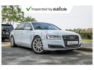 
                            
                            AED1714/month | 2015 Audi A8 L 50TFSi 3.0L | Full Audi Service History | GCC Specs
                            
                        
