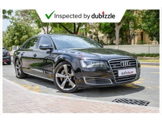 
                            
                            AED1714/month | 2014 Audi A8 L 4.0L | Full Audi Service History | GCC Specs
                            
                        