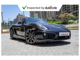 
                            
                            AED2268/month | 2015 Porsche Cayman 2.7L | Full Porsche Service History | GCC Specs | Coupe
                            
                        