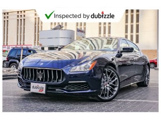 
                            
                            AED3684/month | 2017 Maserati Quattroporte GTS 3.8L | Full Maserati Service History | GCC specs
                            
                        