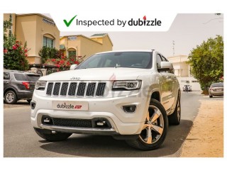 
                            
                            AED1638/month | 2015 Jeep Grand Cherokee Overland 5.7L | Full Service History | GCC Specs
                            
                        