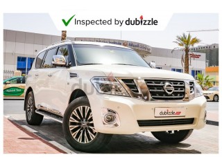 
                            
                            AED2372/month | 2015 Nissan Patrol Platinum SE 5.6L | Full Nissan Service History | 8 Seater
                            
                        