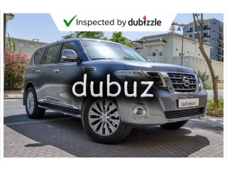 
                            
                            AED2605/month | 2018 Nissan Patrol Titanium 5.6L | Full Nissan Service History | Warranty | 8 Seater
                            
                        