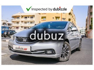 
                            
                            Inspected car | 2015 Honda Civic i-VTEC 1.8L | Full Service History | GCC Specs
                            
                        