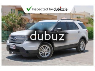 
                            
                            AED821/month | 2014 Ford Explorer 3.5L | Full Ford Service History | 7 Seater | GCC Specs
                            
                        