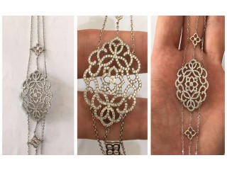 سوارات فضه يد نسائي مميزه