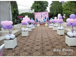 Birthday Arrangement, Balloons Decor, Cake Table, Jumping Castle, Magic